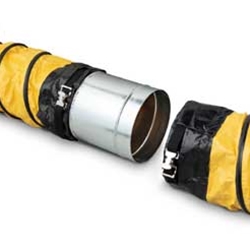 Allegro Industries Models 9500-01, 9550-01, 9600-01, 9650-01 and 9700-26 Duct to Duct Connector for Allegro brand Confined Space Ducting 8", 12", 16", 20" and 26" Diameter Ducting