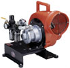 Allegro Industries Model 9508 Compressed Air-Driven 8" Plastic Centrifugal Blower (40 psi, 1700 CFM @ Outlet)