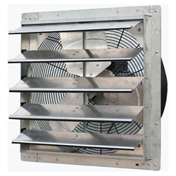 J&D Manufacturing Model VES Direct Drive Wall Exhaust Fan (1 or Var Speed) 1 or 3 Phase CFM Range: 293-6,785 (Sizes 10" thru 30") 11 Products