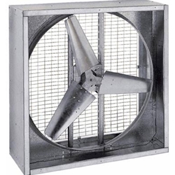 Triangle Engineering of Arkansas Model PFG (Single Speed)Direct Drive Heavy Duty Agricultural Wall Exhaust Fan CFM Range:10,740-18,800 (Sizes 36" thru 48")