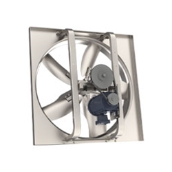 Soler & Palau USA brand Model LCE (Single Speed) Industrial Belt Drive Wall Exhaust Fan CFM Range: 3,983 - 40,855 (Sizes 20" thru 60")