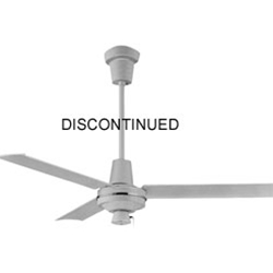 Leading Edge Model #48203 White Commercial Ceiling Fan (48" Downflow, 3 Yr Warranty, 120V, 3-Speed Pull Chain)