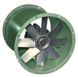 Canarm Ltd. brand DDA - Industrial Direct Drive Tube Axial Inline Duct Fan CFM Range: 1,450-53,900 (12"- 48" Dia.) - Single Phase and Three Phase