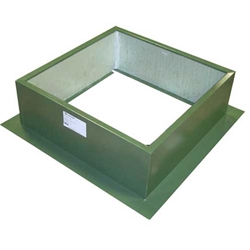 Canarm Ltd. brand 10-1/4" High Painted Roof Curbs (For Model RD, RB and RTA Roof Exhaust Fans)