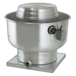 Canarm Ltd. brand Model SDUB Direct Drive Centrifugal Up Blast Roof or Sidewall Mount Exhaust Fan Restaurant & Gen. Applic. CFM Range: 340-3,100 @ 1/2" S.P.