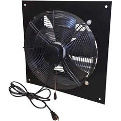 Canarm Ltd. brand Model XFS Series Single Phase  Commercial Direct Drive Wall Exhaust Fan CFM Range: 800 -10,500 (Sizes 12" thru 36")