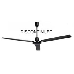 Canarm Ltd. Model #CP56BK Black Industrial 4-Speed Ceiling Fan (56" Downflow, 5 Yr Warranty, 120V)