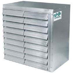 J&D Manufacturing brand (Single Speed) Belt and Direct Drive Wall Master Wall Exhaust Fan CFM Range: 9,000 - 21,300 (Sizes 36" thru 50") Single or Three Phase