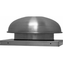 Soler & Palau USA brand Model LPD Low Profile Direct Drive Centrifugal Down Blast Roof or Sidewall Mount Exhaust Fan General Applic. CFM Range: 302-387