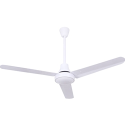 Canarm Ltd. Model #CP48D11N White DC Industrial 5 Speed Ceiling Fan (48" Reversible, 7,370 CFM, 10 Yr Warranty, 120V, 1 Phase)