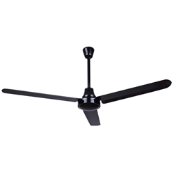 Canarm Ltd. Model #CP56D10N Black DC Industrial 5 Speed Ceiling Fan (56" Reversible, 8,449 CFM, 10 Yr Warranty, 120V, 1 Phase)