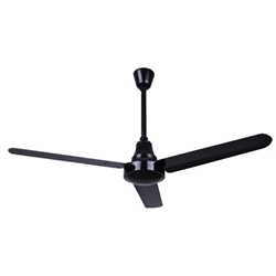 Canarm Ltd. Model #CP48D10N Black DC Industrial 5 Speed Ceiling Fan (48" Reversible, 7,370 CFM, 10 Yr Warranty, 120V, 1 Phase)