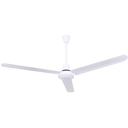 Canarm Ltd. Model #CP60DW11N White DC Weather Proof - Water Resistant Industrial 5 Speed Ceiling Fan (60" Reversible, 8,944 CFM, 10 Yr Warranty, 120V)