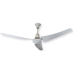 TPI Corporation Model #E-56CF White Industrial and Agricultural Variable Speed Ceiling Fan (56" Reversible, 7,775 CFM, 5 Yr Warranty, 120V)