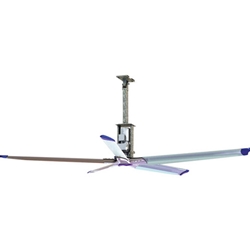 8 Ft. Altra Air Sailfin (HVLS) High Volume Low Speed Industrial Ceiling Fans (1 Hp, 230/460V, 3 Ph, 59,494 CFM, Var. Speed)