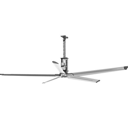 12 Ft. Altra Air Sailfin (HVLS) High Volume Low Speed Industrial Ceiling Fans (1 Hp, 208/230V, 1 Ph, 70,424 CFM, Var. Speed)