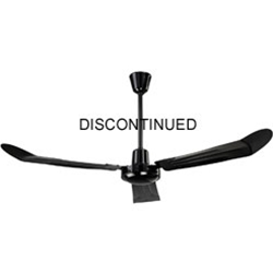 Canarm Ltd. Model #CP56FRBK Black Commercial Variable Ceiling Fan (56" Reversible, 5 Yr Warranty, 120V)