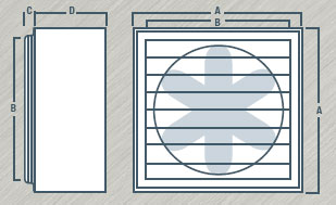 Cabinet Exhaust Fan Dimensions